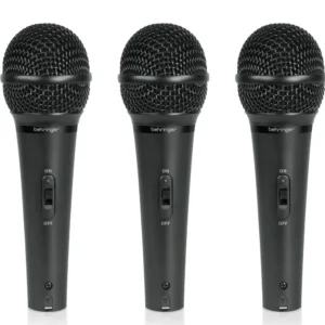 Behringer ULTRAVOICE XM1800S Set of 3 Dynamic Microphones