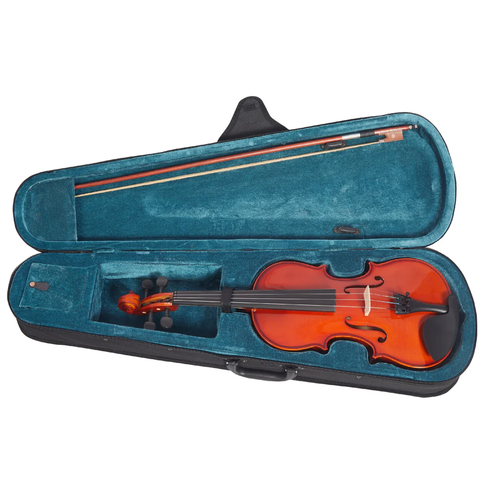 Vault Fiddler 4/4 Violin with Bow, Rosin & Case (Outfit) - Natural - Image 5