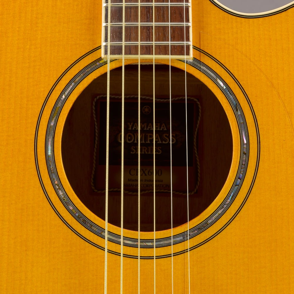 Yamaha CPX600 Vintage Tint Acoustic Guitar - Image 3