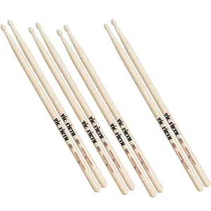 Vic Firth P5A.3-5A.1 American Classic Wood Tip Drumsticks (Pack of 4)